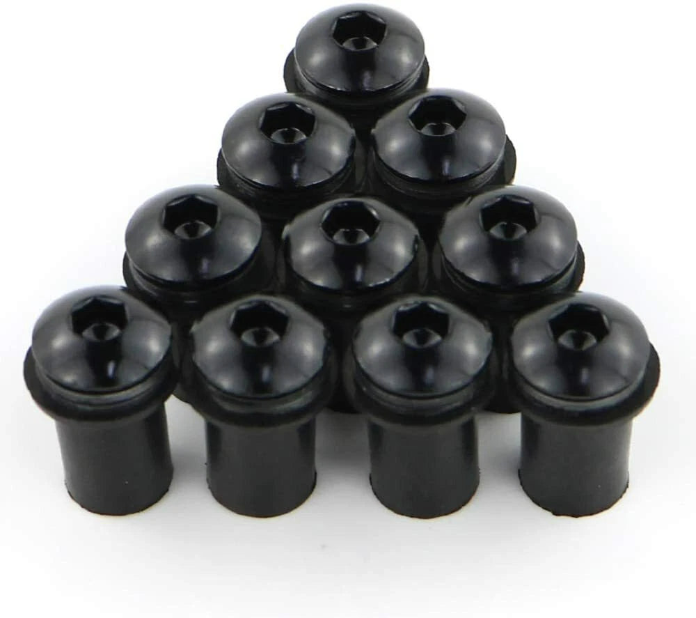 10 x M5 Motorcycle Windscreen Fairing Screen Bolts