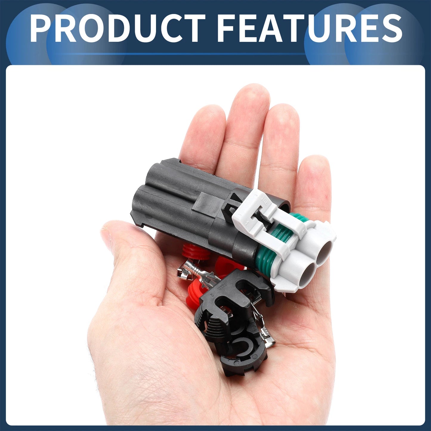 Pin Fan Radiator Connector Plug for Toyota