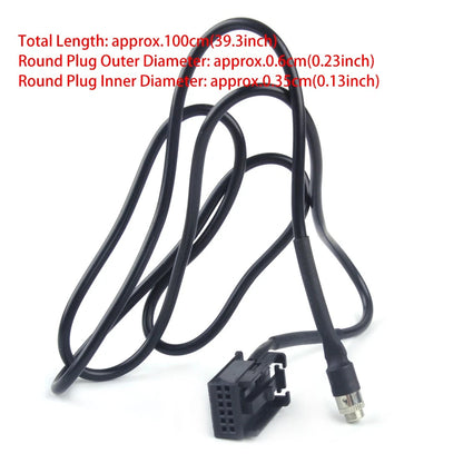 AUX-in Audio CD Interface Adapter Cable for Ford Fiesta Focus Mondeo (2008-2019)