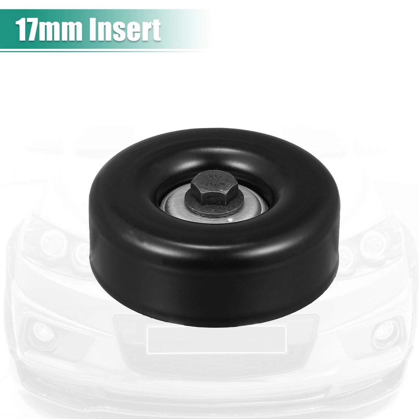 Idler Pulley with Bolt Insert Dust Shield Spacer for Chevrolet