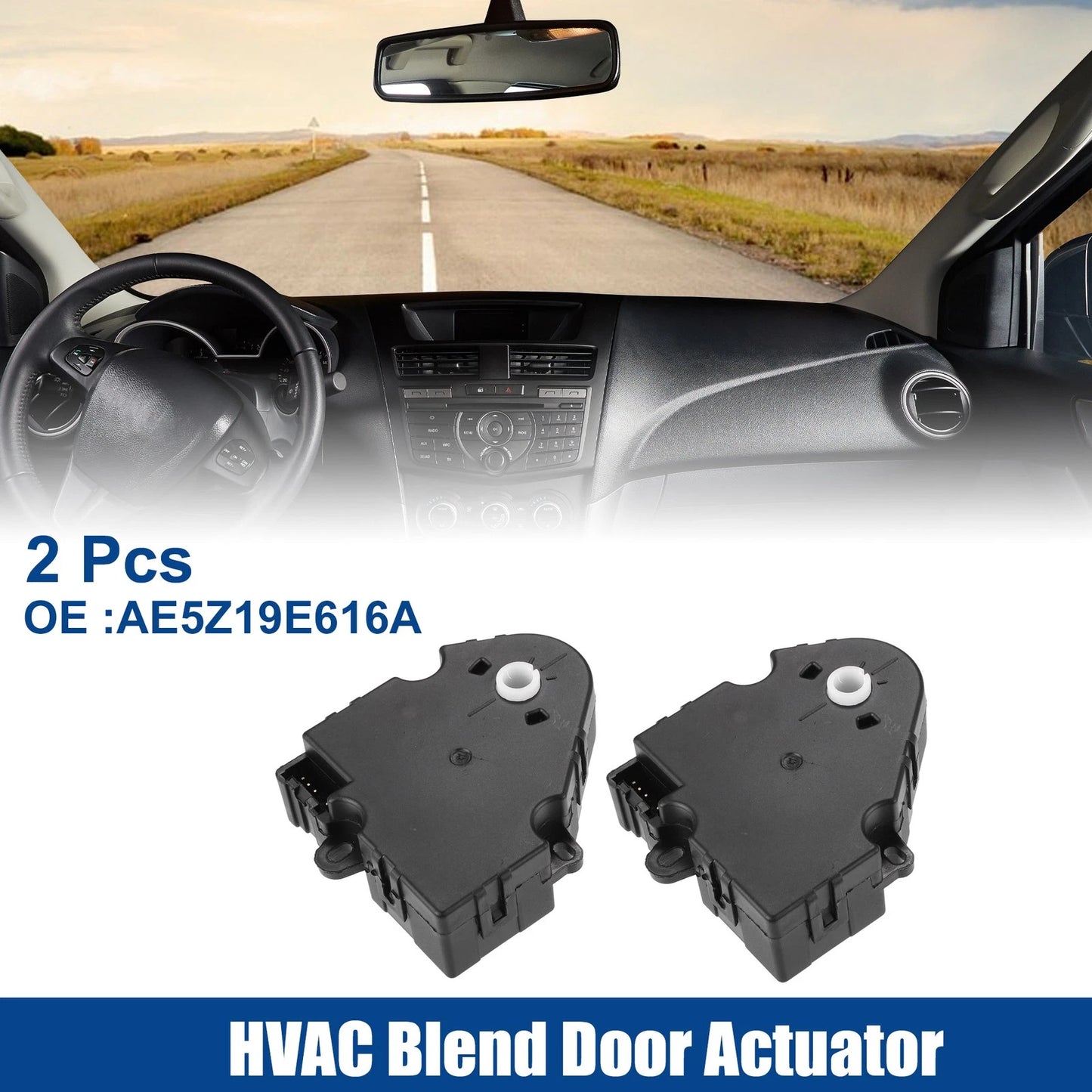 2 x HVAC Blend Door Actuators for Ford Fusion (2010-2012)