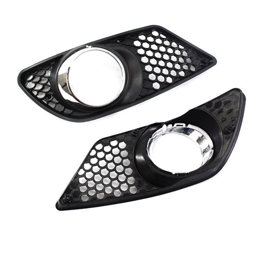 Left & Right Fog Light Grille Covers for Mercedes-Benz C300 C350 (2008-2015)