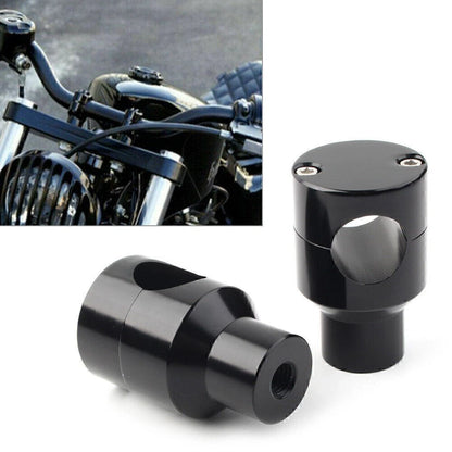 1" Motorcycle Handlebar Mount Adapter Risers Clamp for Harley Honda
