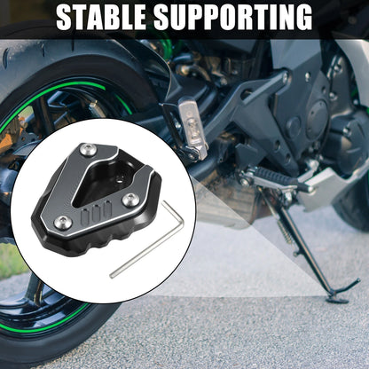 Kickstand Pad Aluminum Alloy Titanium Tone for BMW S1000RR