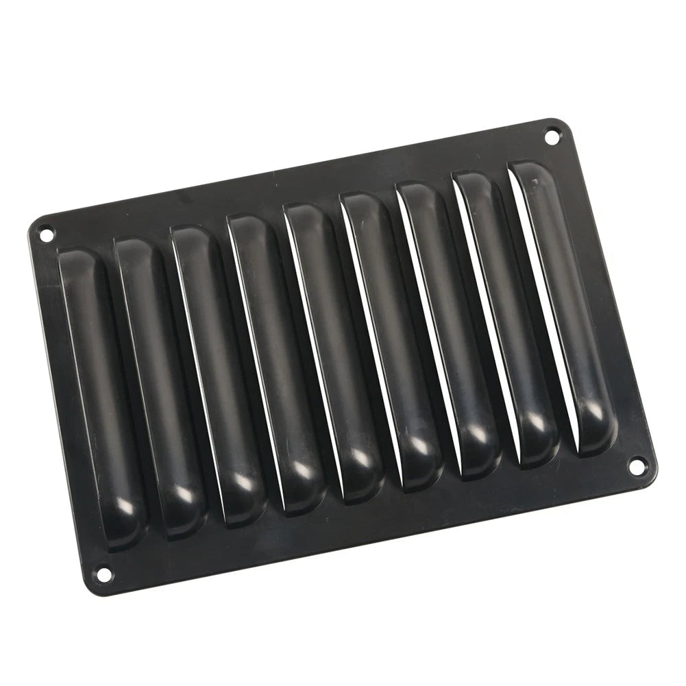 Air Vent Grill Cover for RV Bus - Black ABS Ventilation Grille Trim