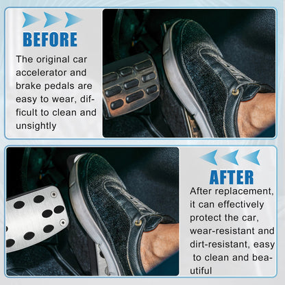 Anti-Slip Gas Brake Pedal Pads for Mitsubishi