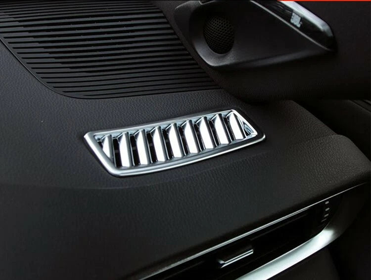 Silver Front Air Vent Outlet Cover Trim for Toyota Harrier Venza (2020-2024)