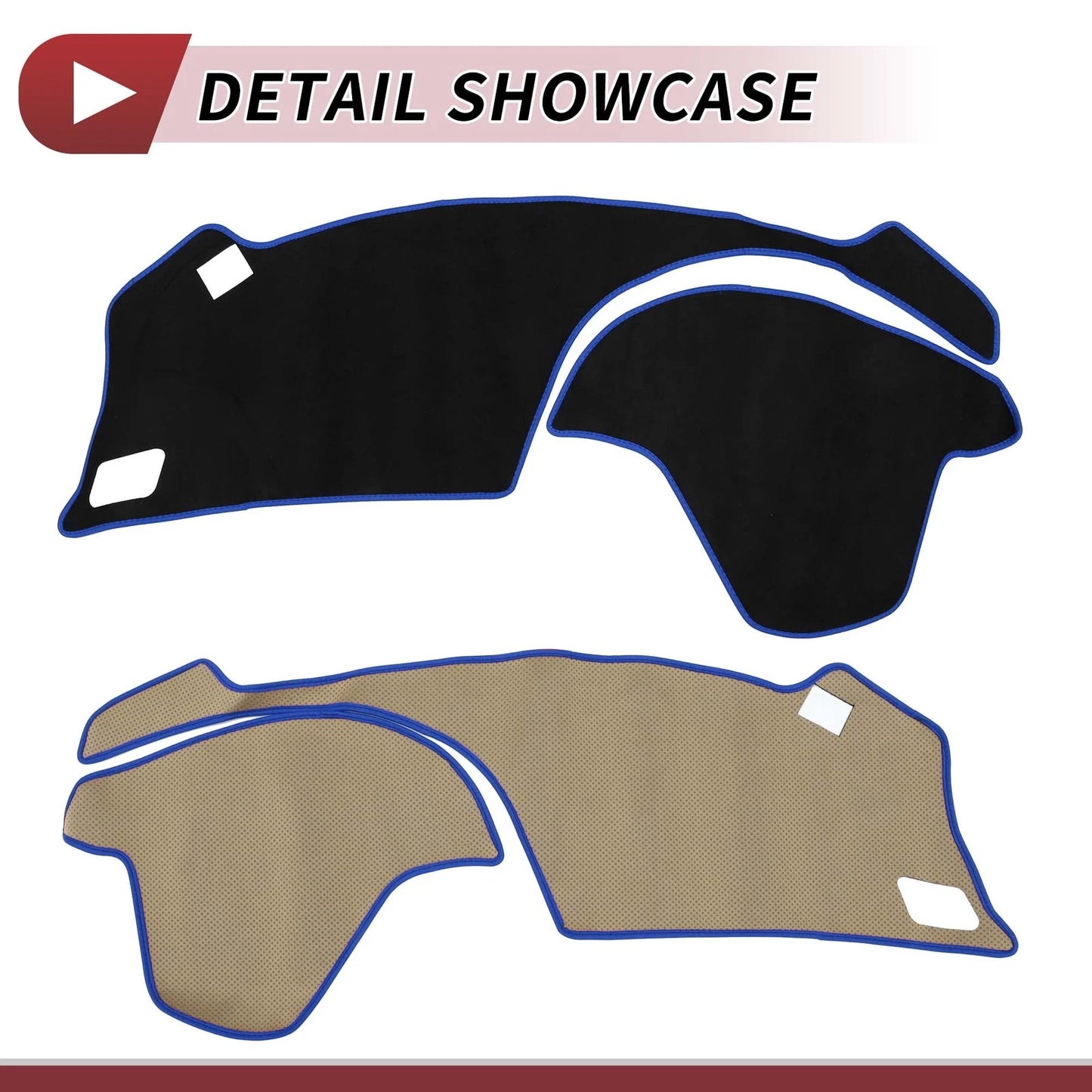 Dashboard Cover Mat for HONDA S660 2015-2023 Sun Protector Pad Black Blue