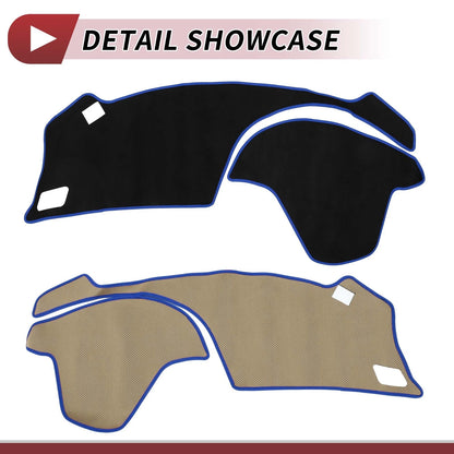 Dashboard Cover Mat for HONDA S660 2015-2023 Sun Protector Pad Black Blue
