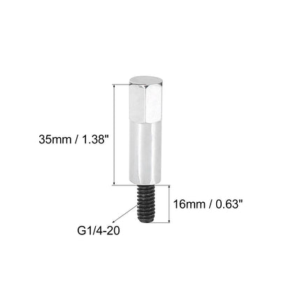 12pcs G1/4-20 Chrome Valve Cover Bolt for Chevy V8 Small-Block