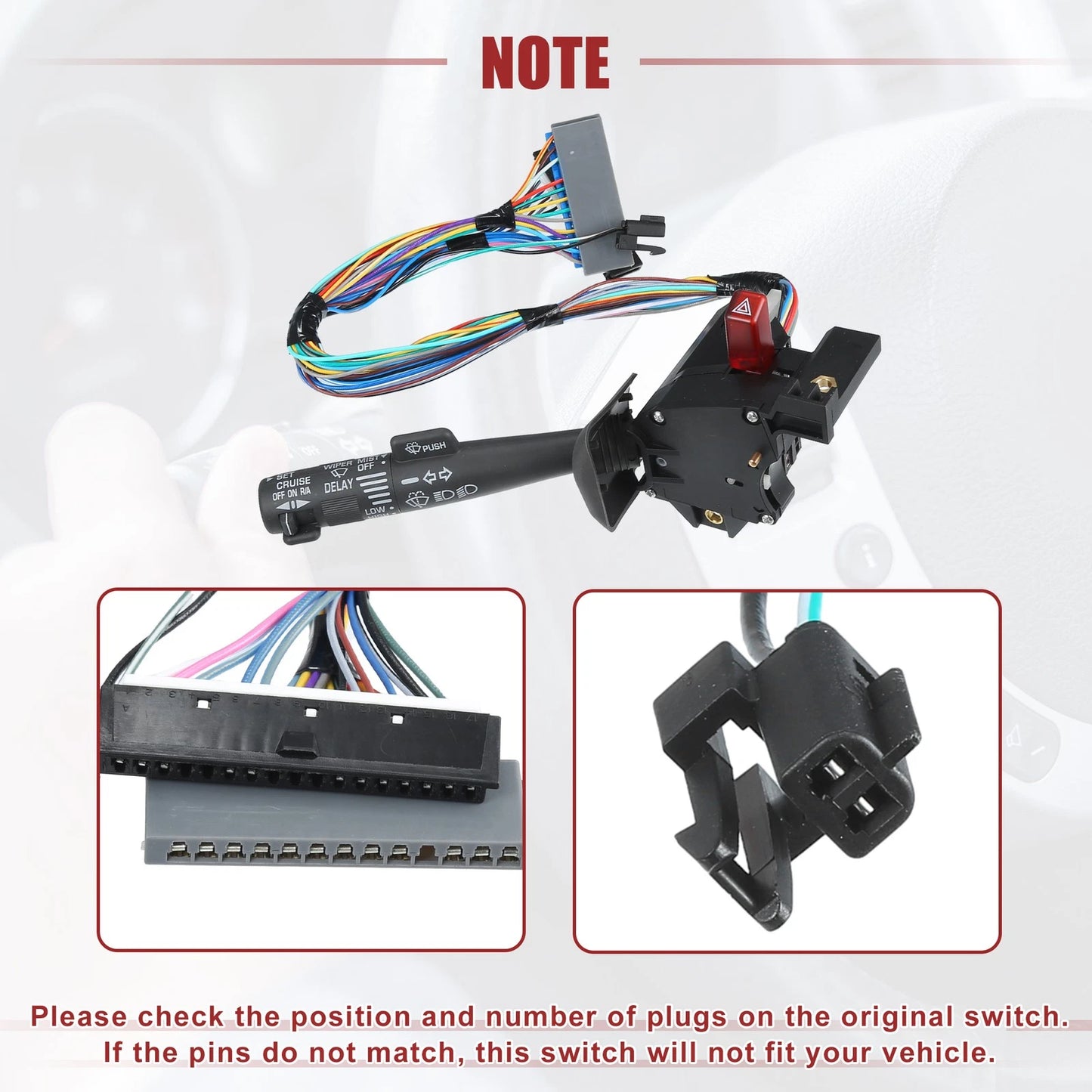 Turn Signal Switch Multifunction Combination Switch for Chevrolet OEM