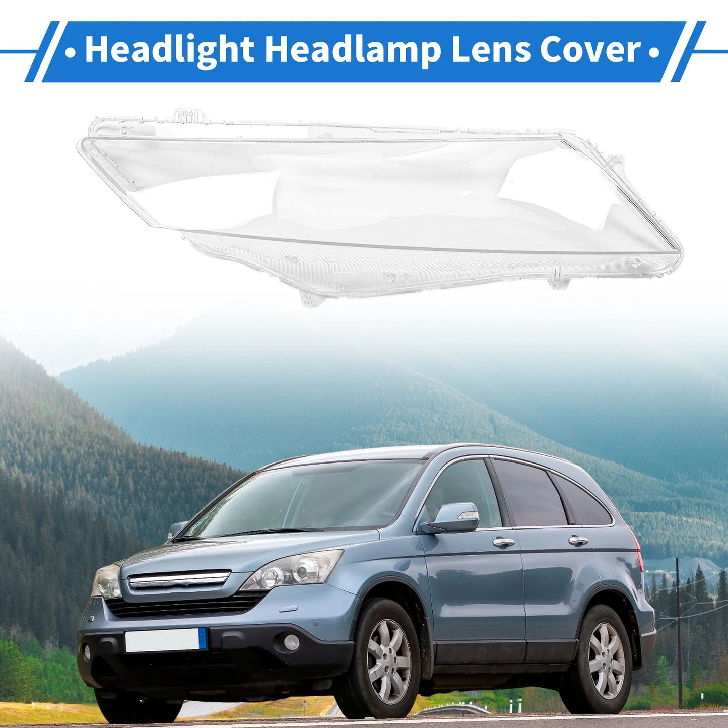 Car Front Right Headlight Lens Cover for Honda Crosstour (2011-2013)