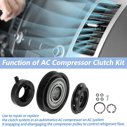 AC Compressor Clutch for Honda Accord, Odyssey, Pilot & Acura (2003-2012)