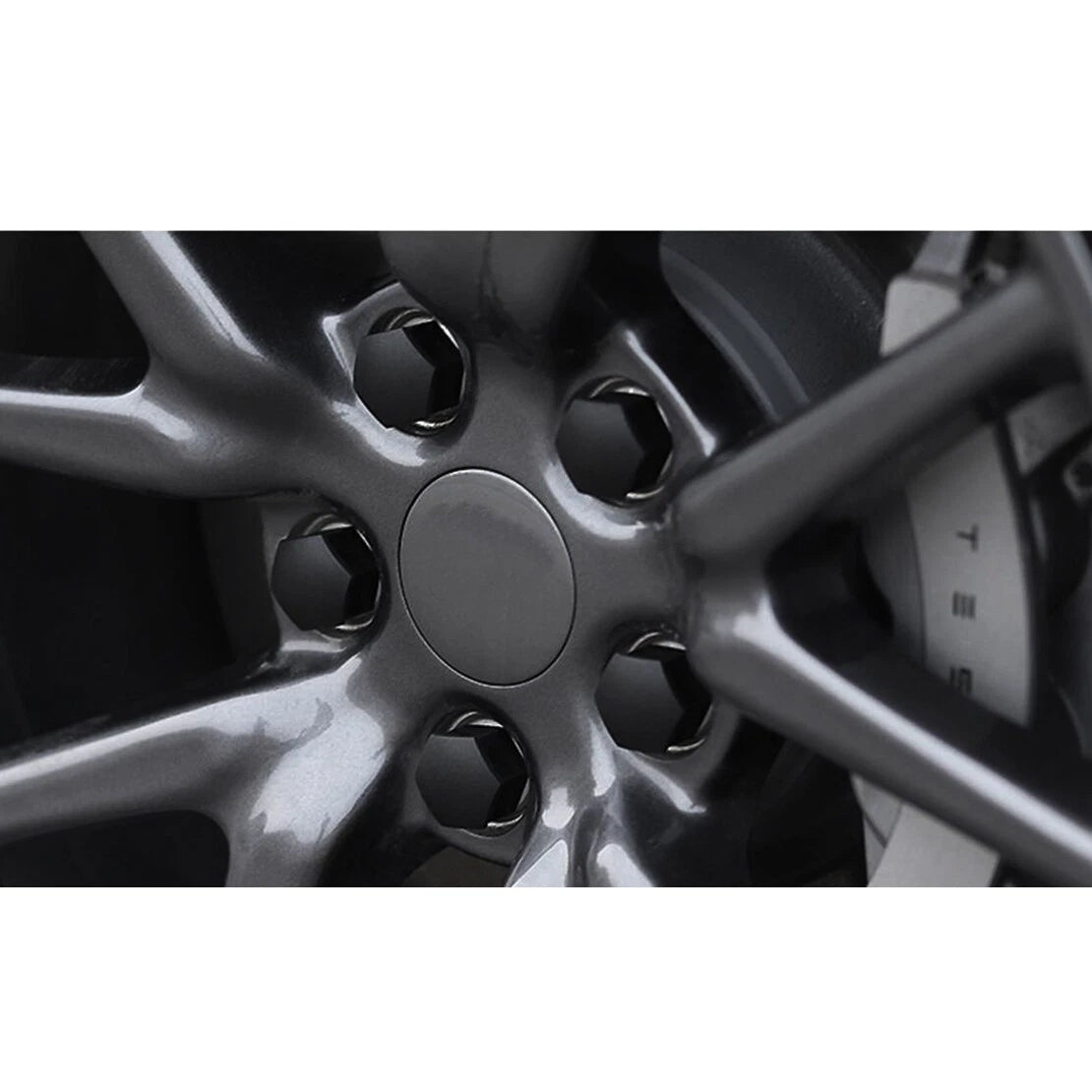 20 x Car Wheel Lug Nut Cap Covers for Tesla Model 3, X, S (2017-2023)