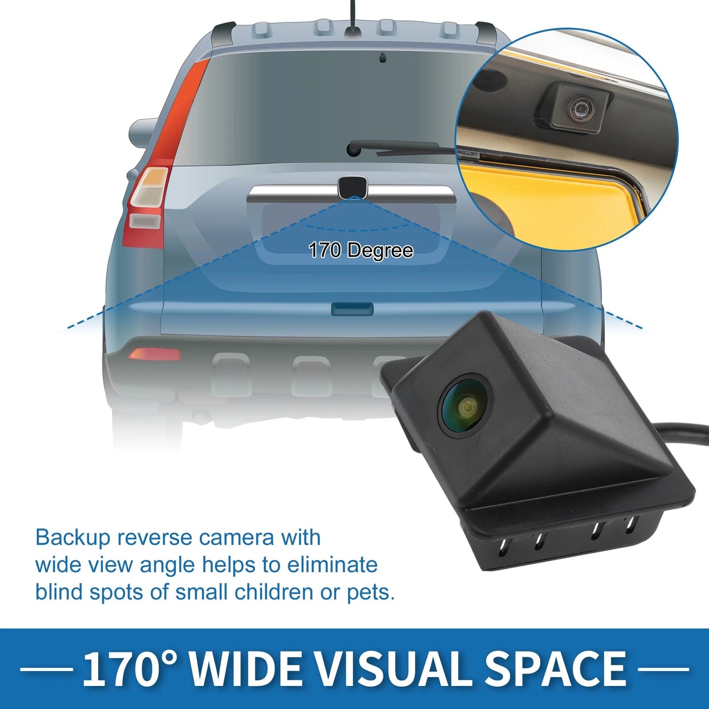 Rear View Park Assist Backup Camera for Chevrolet Traverse (2013 - 2017)