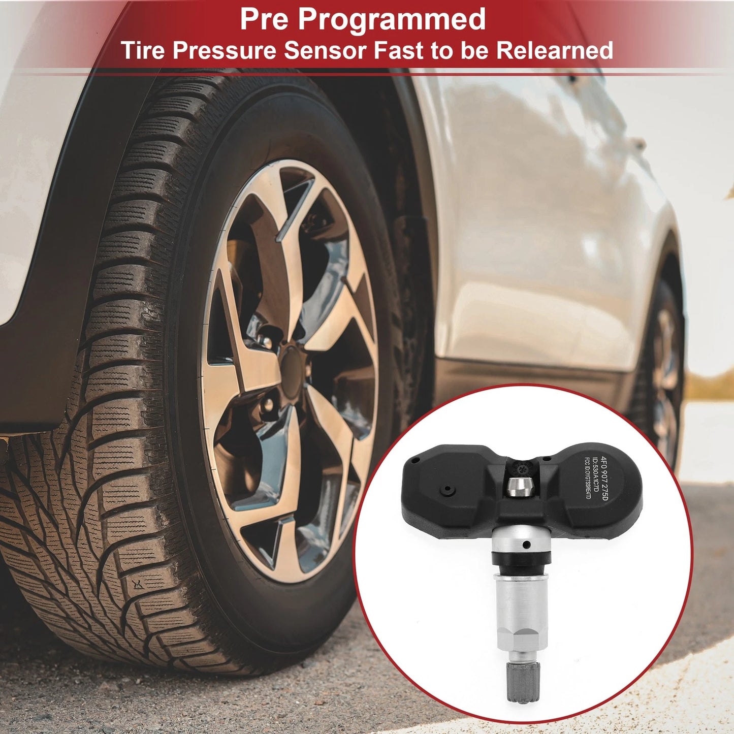 Tire Pressure Sensor 433MHz for Porsche Boxster (2012-2016)