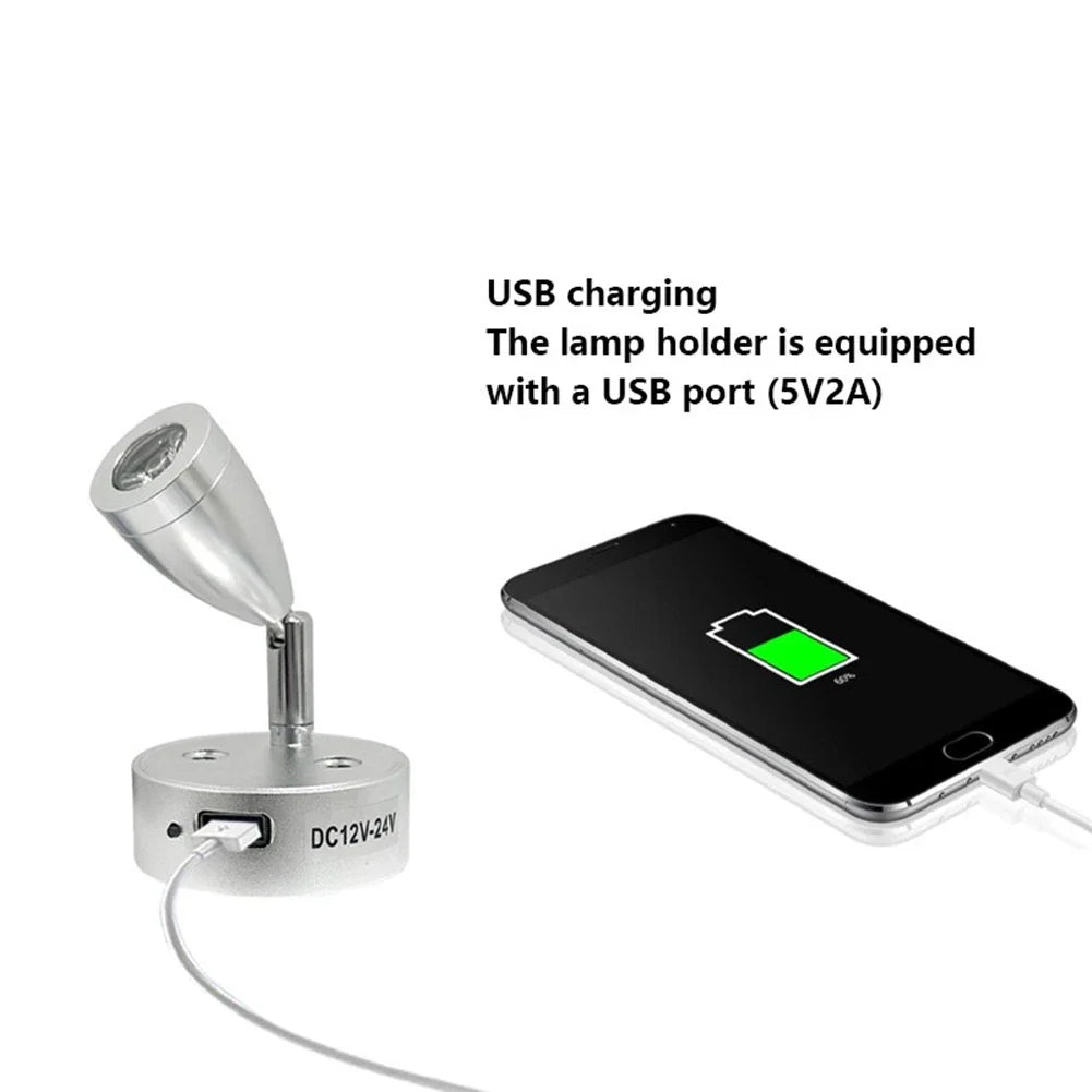 12V Flexible Adjustment Lamp for Boats/Campervans - Lighting Solutions