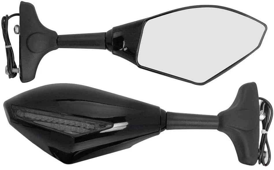 LED Turn Signal Mirrors for Yamaha YZF600R FZ6R R6 R1 (1996-2023)