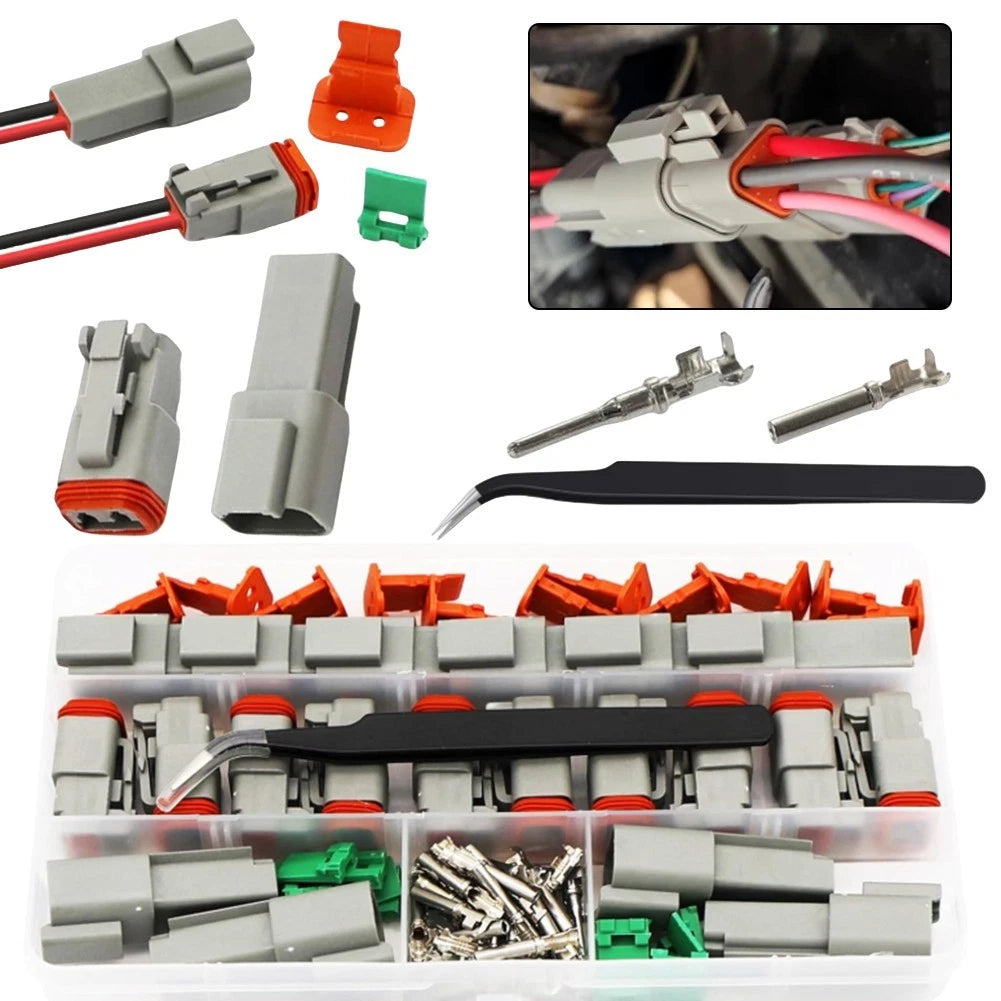 Gray Waterproof Wire Connectors / Set 10 / Universal for Car RV Truck Wiring