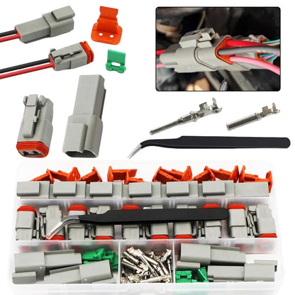 Gray Waterproof Wire Connectors / Set 10 / Universal for Car RV Truck Wiring