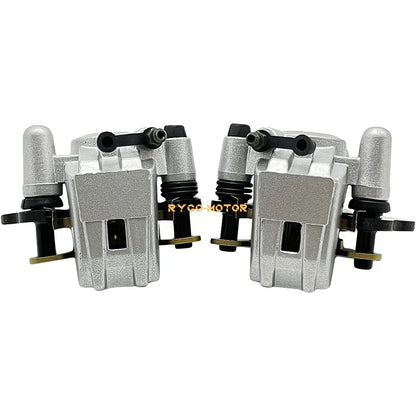 2 x Front Left/Right Calipers & Pads for Kawasaki Lakota 300 KEF300 (1995–2003)
