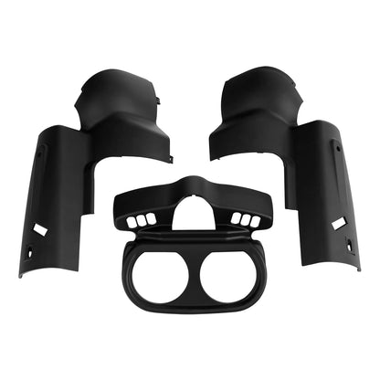 Matte Black Instrument Housing Set for Harley Road Glide (2015-2024)