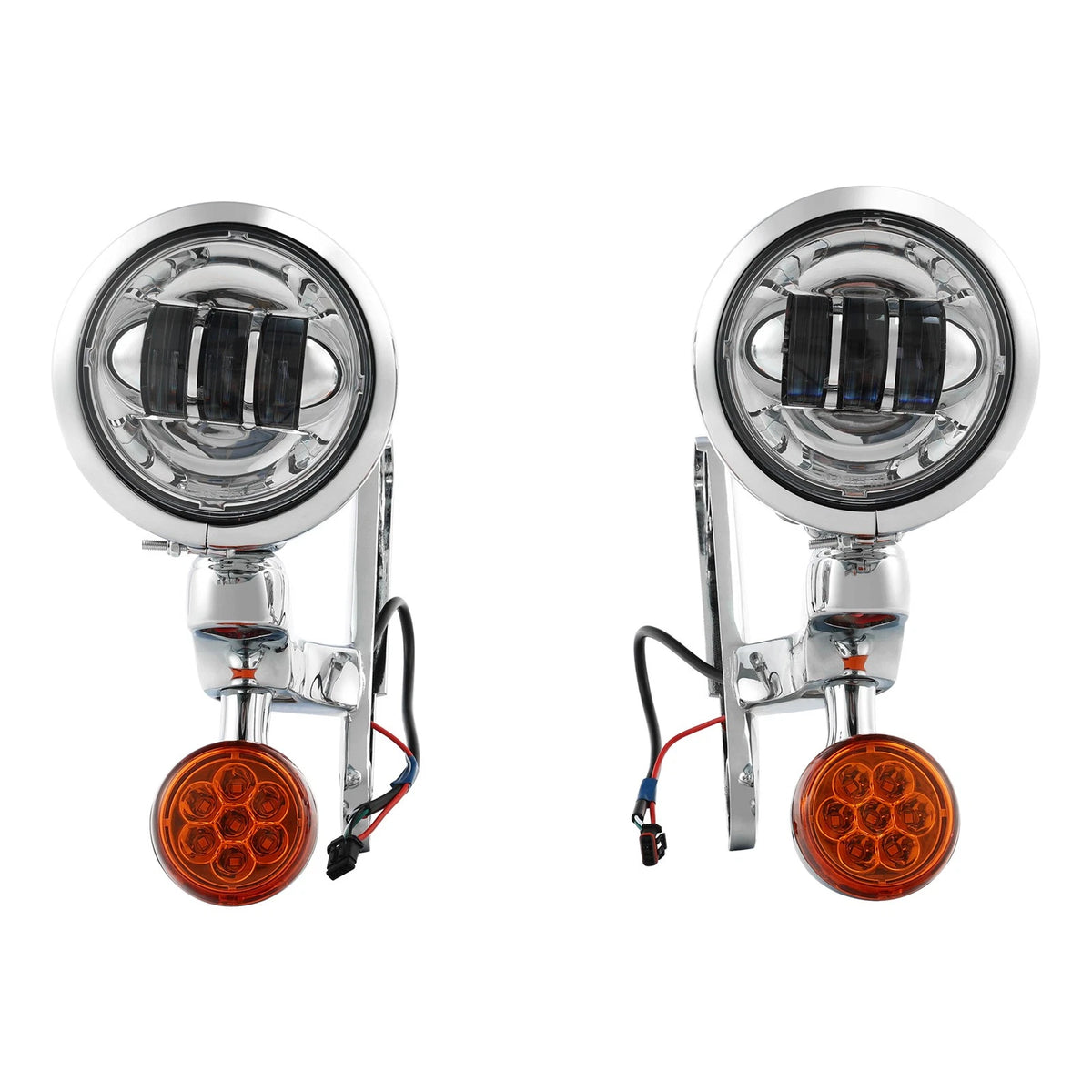Turn Signal Fog Light Bracket for Harley Touring Road King (1994-2024)
