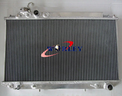 Aluminum Radiator +2 Fans for Toyota Cressida MX83 (1989-1993)