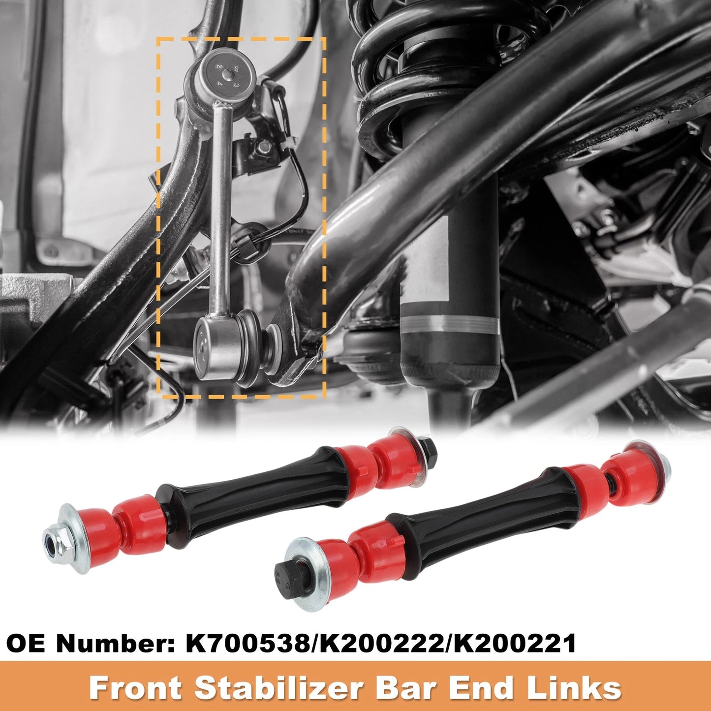 Front Sway Bar Links Bushing for Chevy Silverado / GMC Sierra