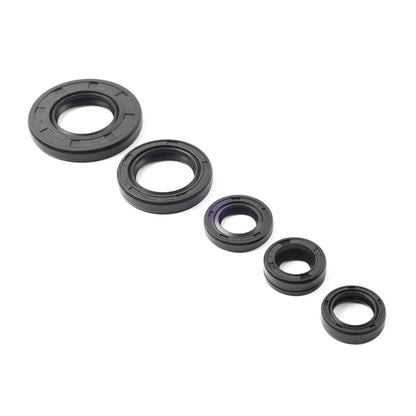 5Pcs Engine Gear Shaft Oil Seals for Yamaha YBR125 Motorcycle (2005-2016)