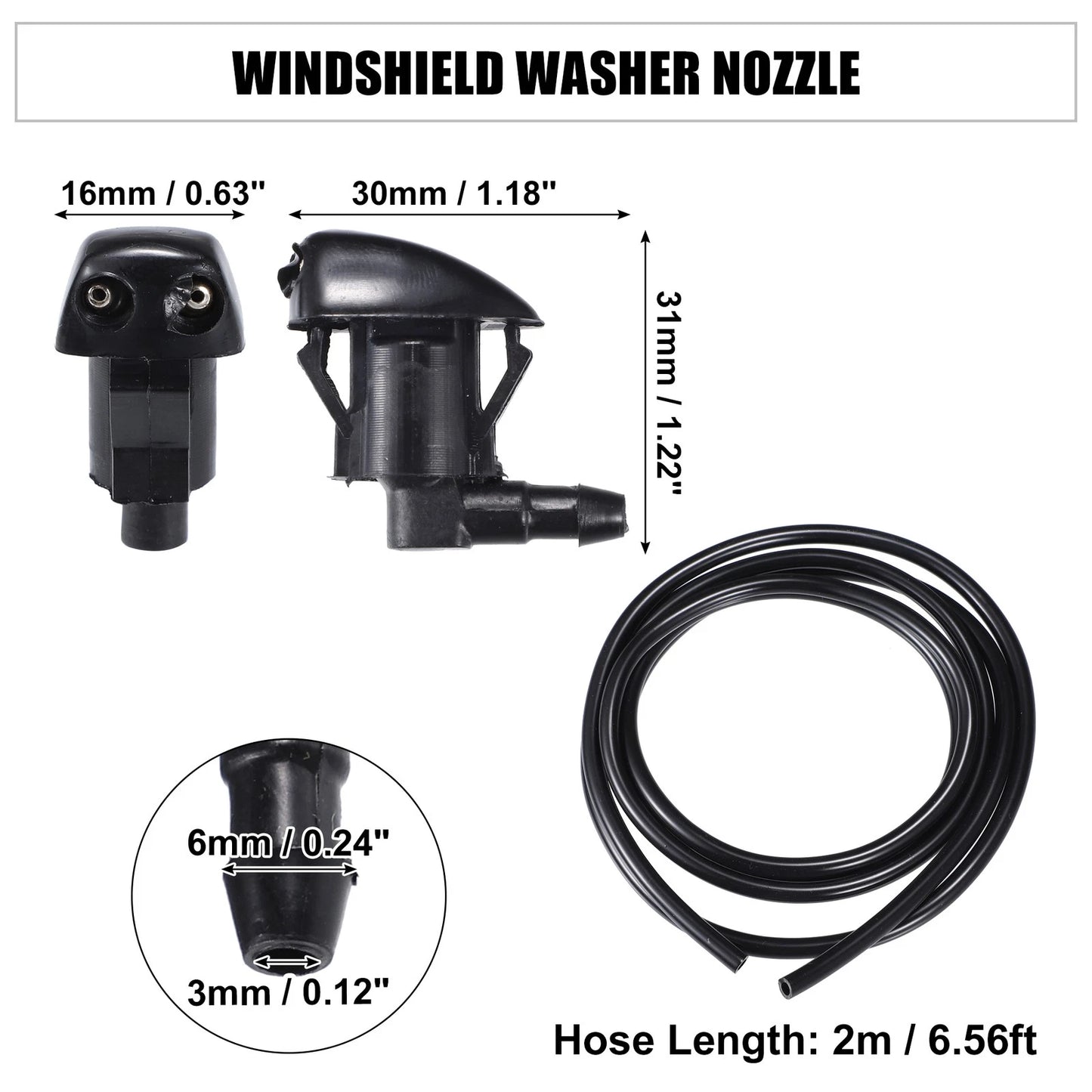 Windshield Washer Nozzle Set for Toyota Avalon (2013-2018)