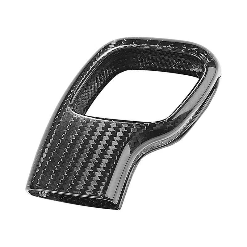 Carbon Fiber Gear Shifter Grap Handle Knob Cover Trim for 2019-2021 Ford F-150