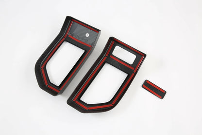 Carbon Fiber Front Side Air Vent A/C Cover Trim for Ford F150 (2015-2019)
