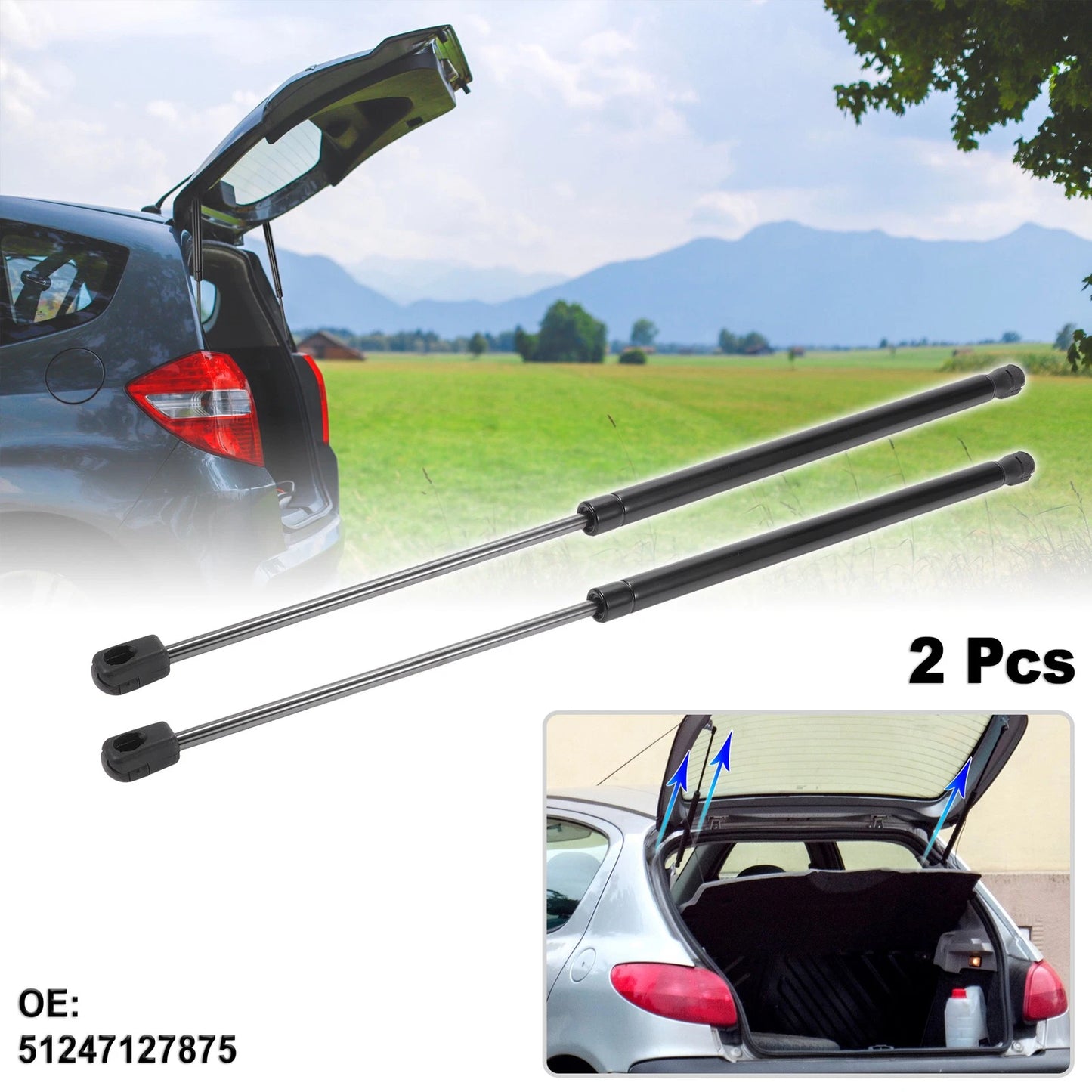 Rear Hatch Lift Support Gas Struts for BMW 3er Touring (E91)