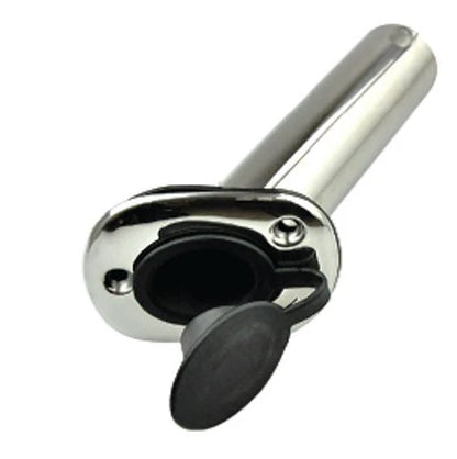 4x 316 Marine Grade Stainless Steel 30° Angled Boat Fishing Rod Holders
