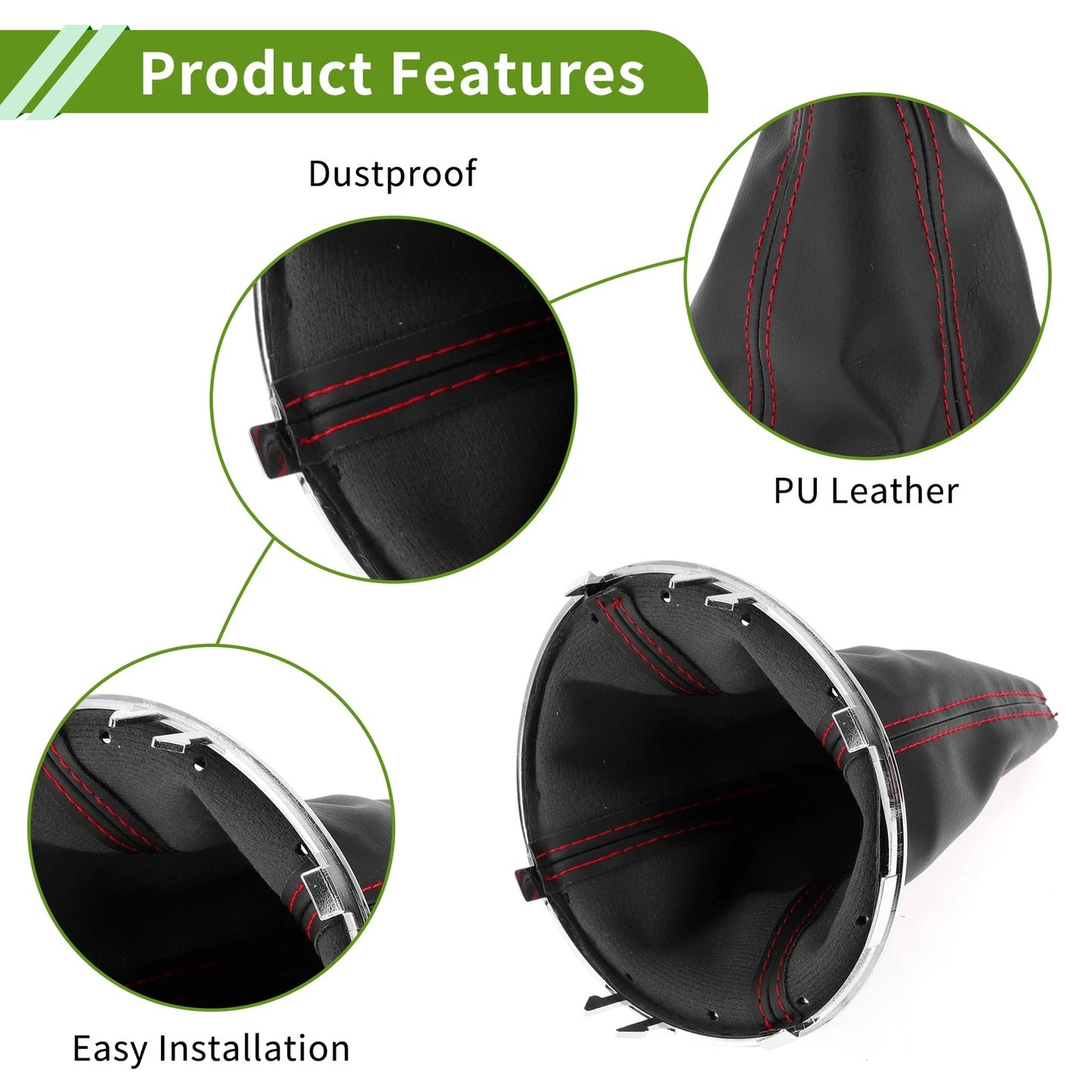 Chrome Silver Tone Gear Shift Gaiter for Suzuki Swift (2005-2010)
