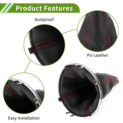 Chrome Silver Tone Gear Shift Gaiter for Suzuki Swift (2005-2010)