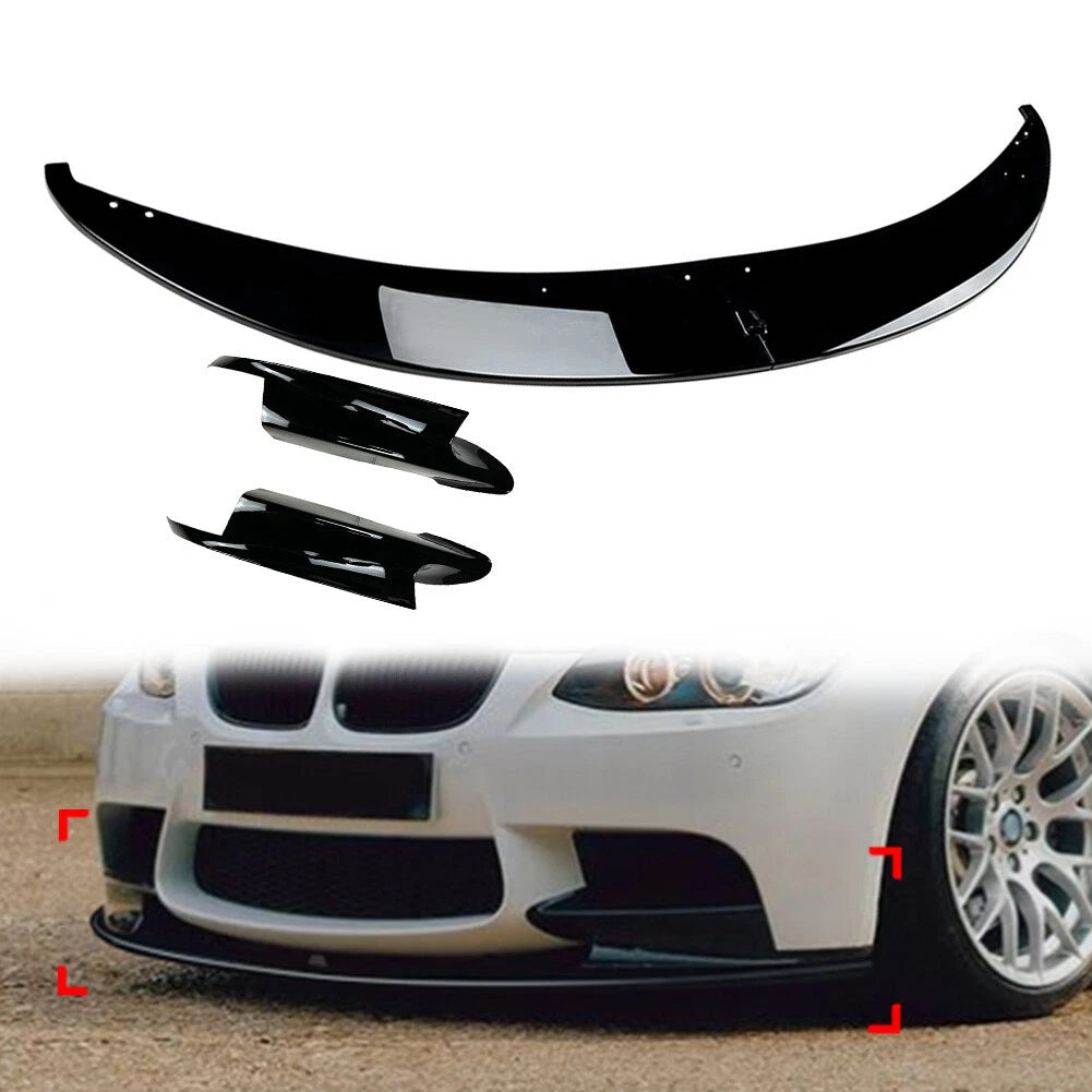 Front Bumper Lip Spoiler for BMW E90 E91 E92 E93 M3 (2006-2013)