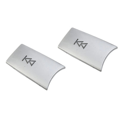 Button Covers Sequins ABS Silver for W204 W212