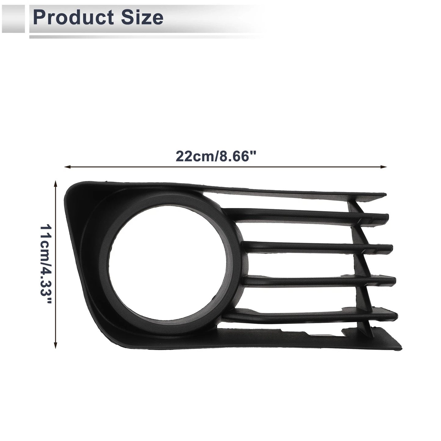 Front Left Fog Light Grill for Toyota Prius (2004-2009)