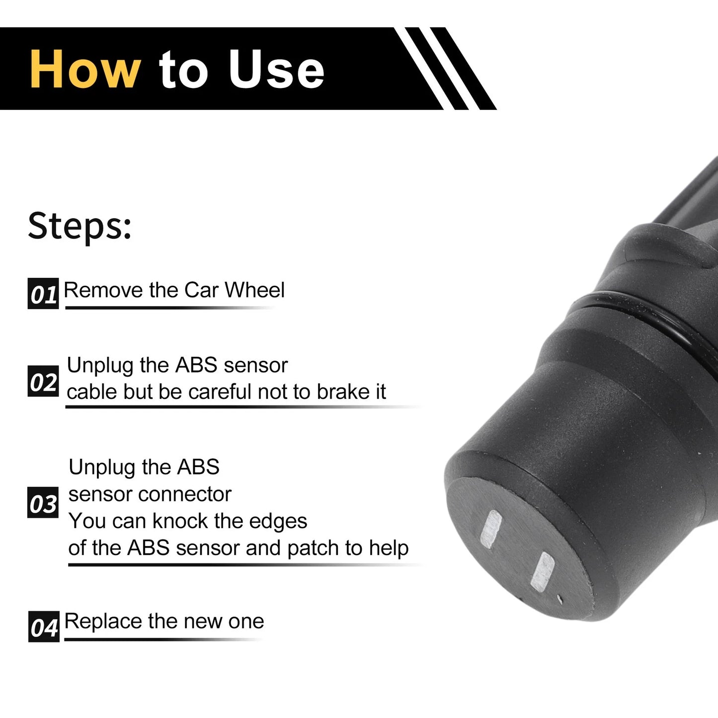 ABS Wheel Speed Sensor for Toyota Camry (2018-2023) 1 Pc Rear Right