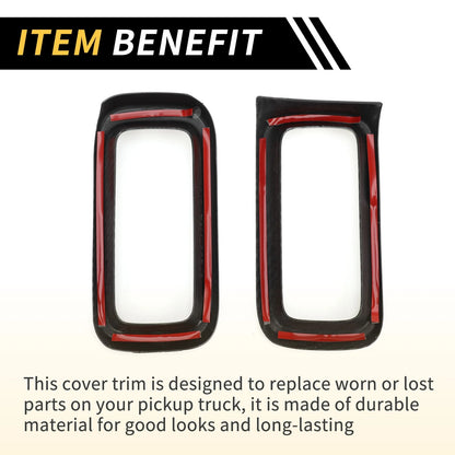 Carbon Fiber Air Vent AC Outlet Cover Trim for Ford Maverick (2022-2024)