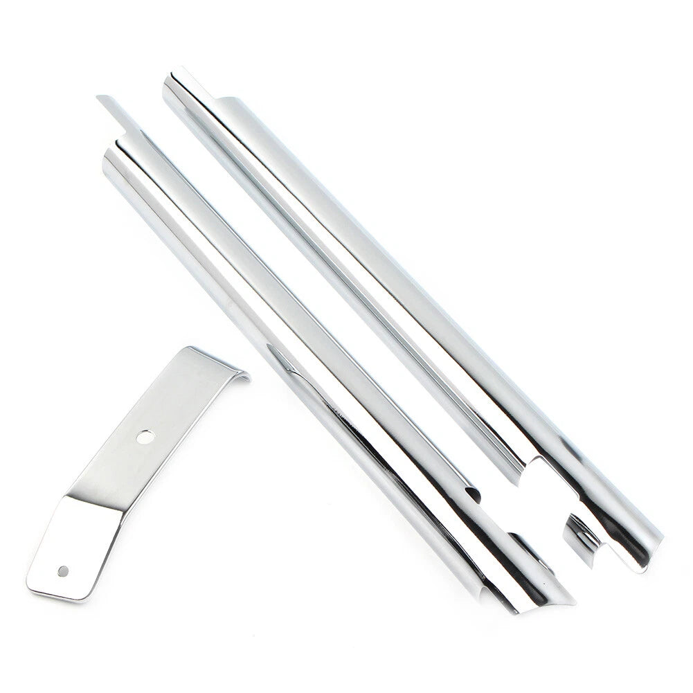 Chrome Down Tube Frame Covers for Harley Softail Twin Cam (2000-2006)