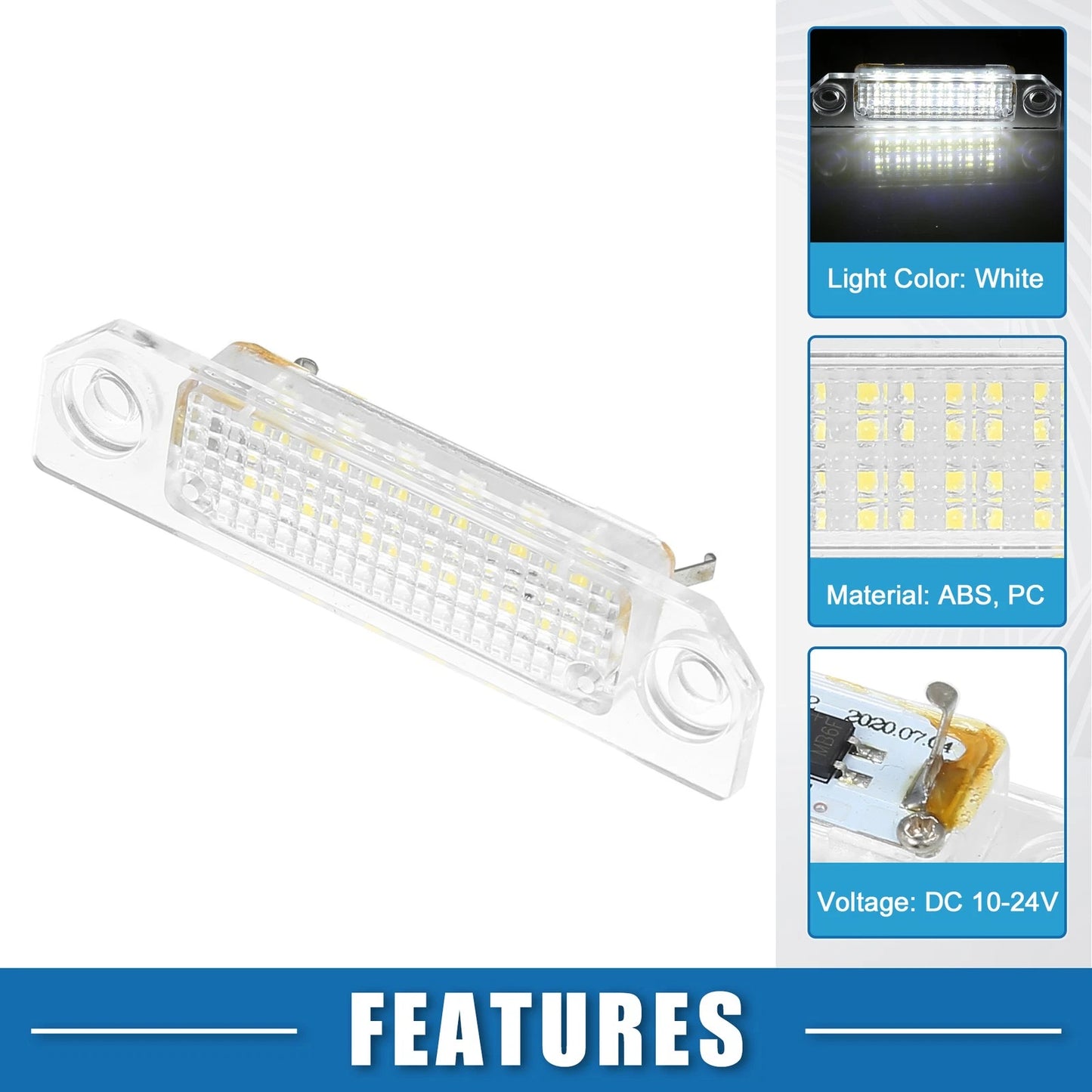 LED License Plate Lights for Ford Fusion (2006-2012)