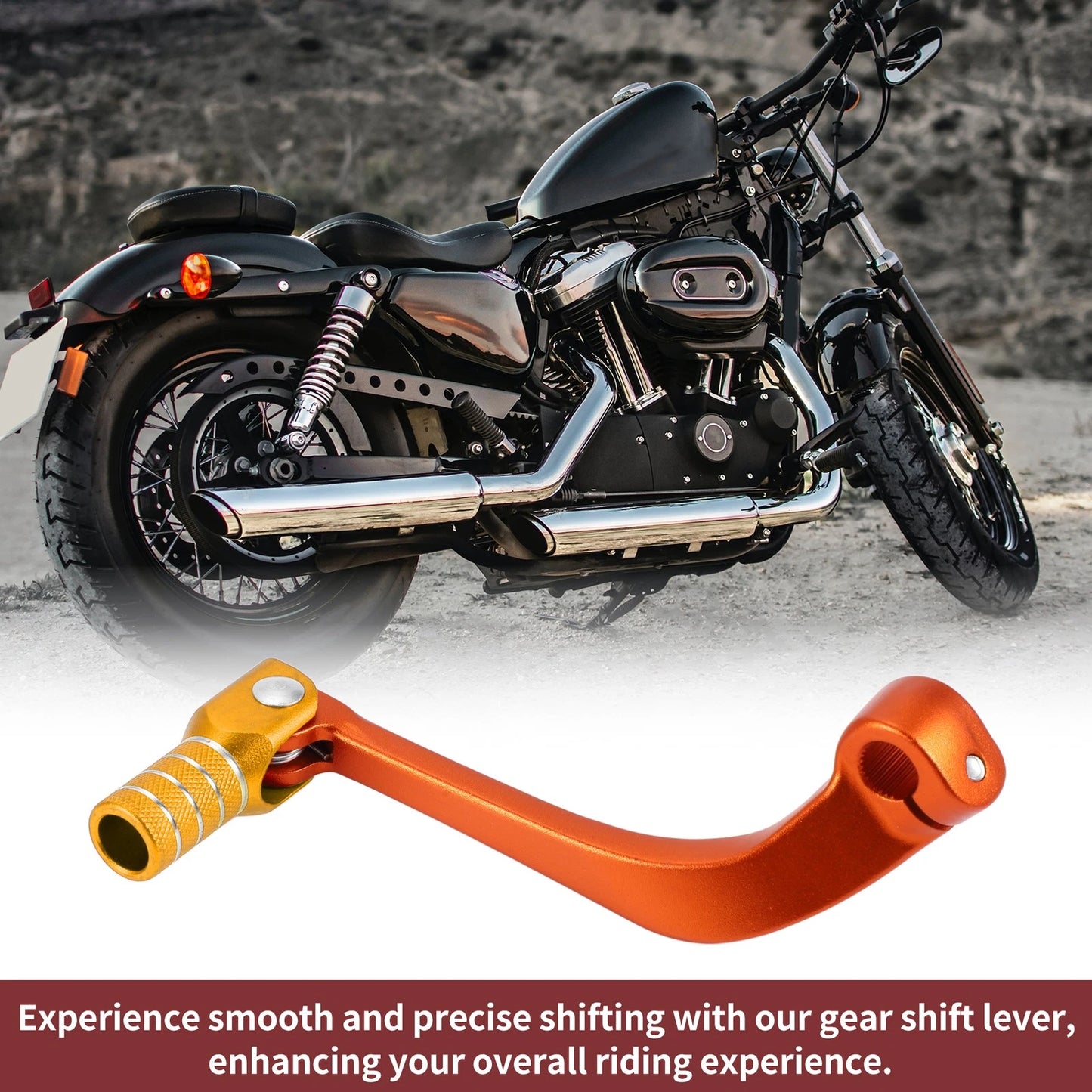 Gold Tone Gear Shifter Lever for Honda CRF110F (2013-2018)