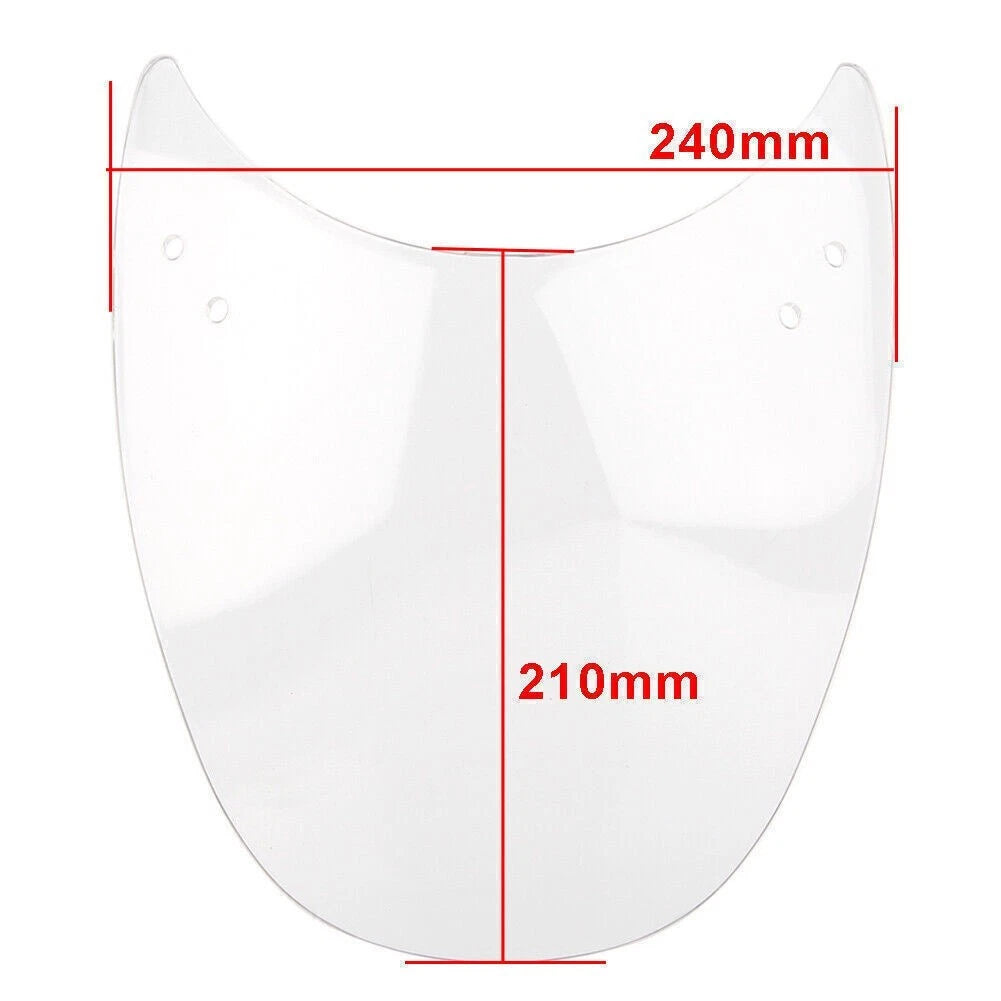 Front Windshield for Harley Softail Breakout Street Rod (2006-2007) Black