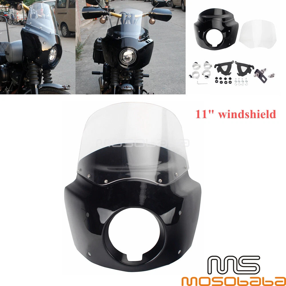 Fairing Windshield Kit for Harley Softail Street Bob FXBB FXBBS FXLR M8 (2018-2023)