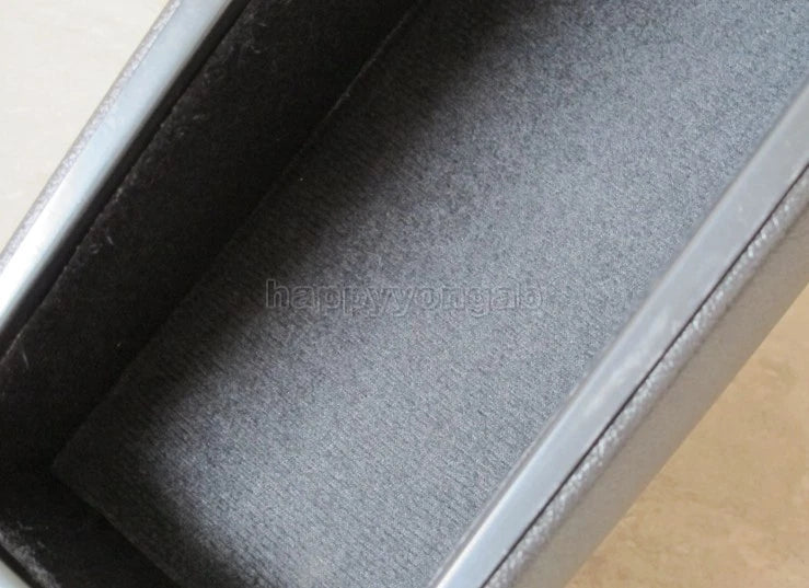 Central Console Armrest for Audi A4 S4 Leather Gray (2002-2006)