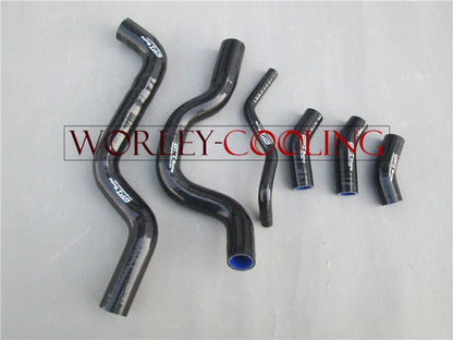 Aluminum Radiator & Black Hoses for Suzuki SV650N SV650 2003-2004