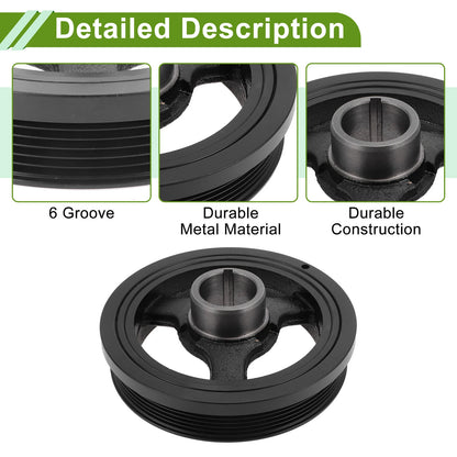 Engine Harmonic Balancer Crankshaft Pulley for Chevrolet Traverse